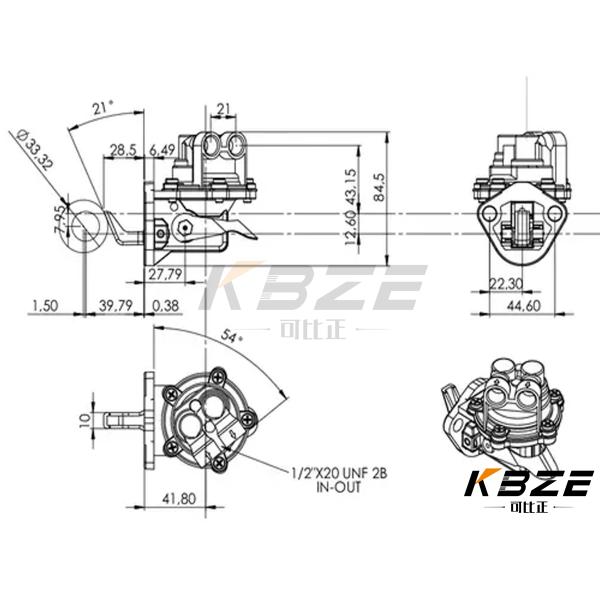 КБЗЕ БРАЙНД ТАБЛИВНЫЙ ПУМП ULPK0006 2641A063 Замена дизельного двигателя PERKINS