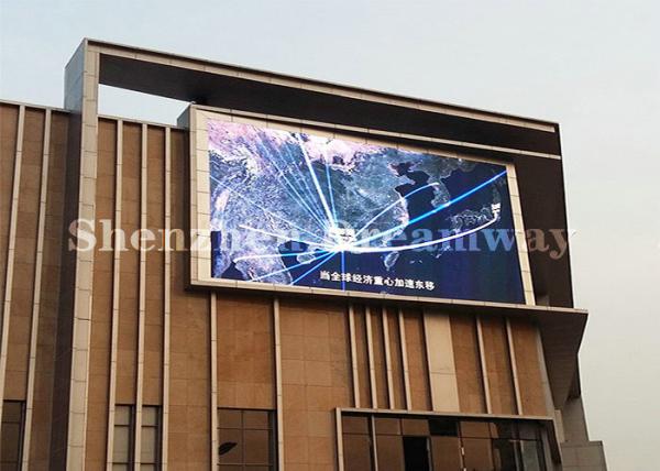 P6mm Giant Led Digital Advertising Display Waterproof Outdoor 1R1G1B SMD2727