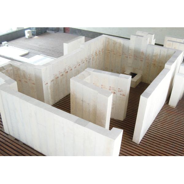Temperature Industrial Furnace Solution Refractory Bricks Fireplaces With ≤1.00% Apparent Porosity And ≤0.3% CaO Content