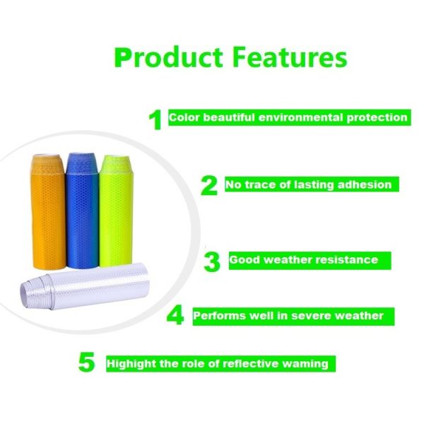 Engineering Grade Reflective Plastic Sheeting Self Adhesive Vinyl Roll
