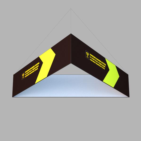 60in X 48in Pop Up Exhibition Display Triangle Hanging Sign Exhibition Booth