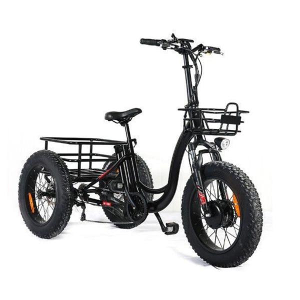 Black Color Electric Assist Mountain Bike Displacement < 110cc Leather Saddle / Grip