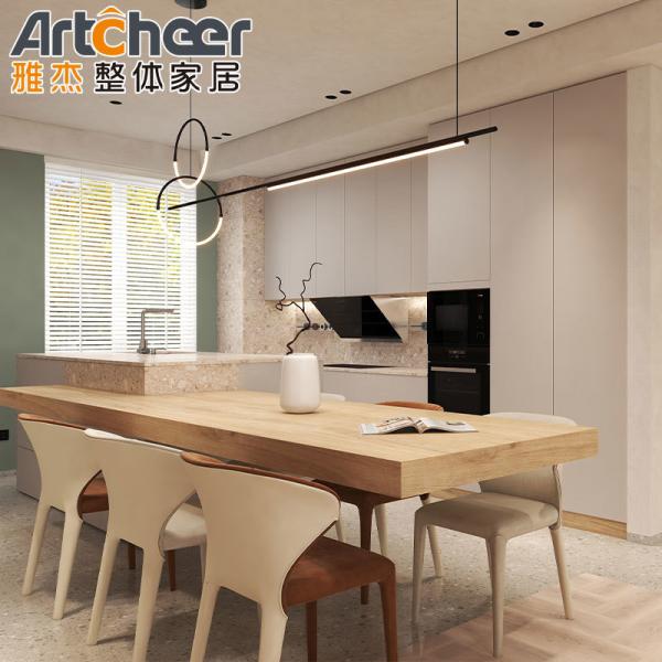 Modular Wall Kitchen Cabinet Italian Designs Sample Custom Luxury Veneer Furniture