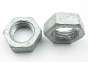 Stainless Steel Heavy Hex Nuts Flat Jam Fasteners Nuts ANSI / ASME B 18.2.2