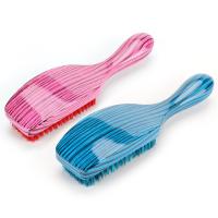 Logotipo personalizado Abeis Manilha longa 100% Bristle de javali Curved Men's Wave Brush 360 com Vent