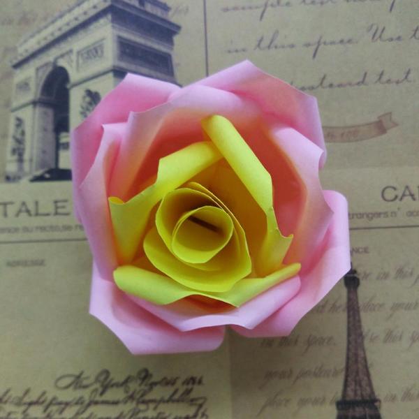 DIY Wedding Small Fabric Craft Flowers 8 Colors Decorative Flat On Back