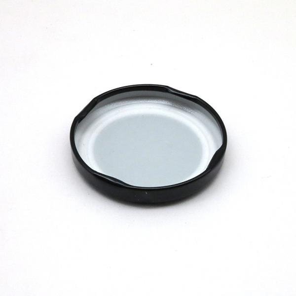 Empty Food Storage Glass Jam Jar Round Shape Durable With Screw Metal Lid