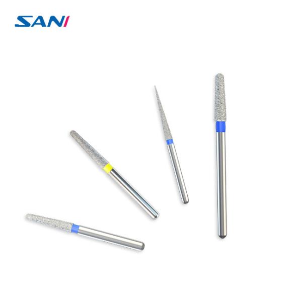 Diamond Burs dental de prata de aço inoxidável 11mm FG Diamond Burs de alta velocidade dental