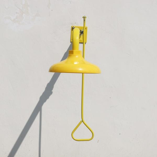 Wall-mounted  type stainless steel shower, emergency drench shower head with ABS coating ,anti crossion