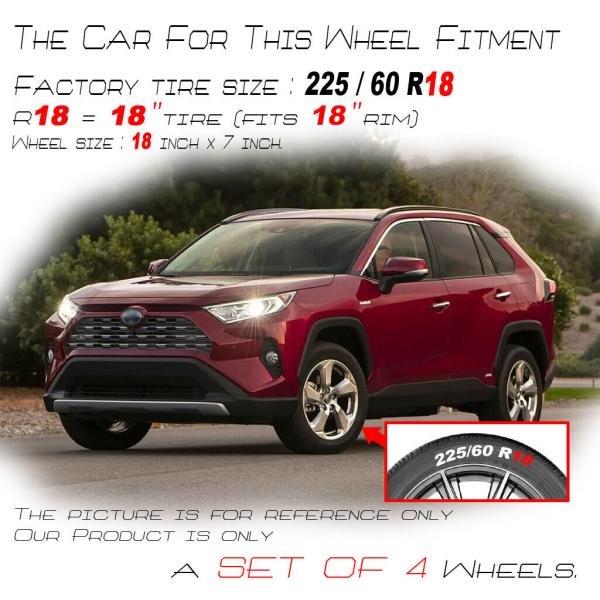 OEM Rim 75242 69131 Silver Toyota Replica Wheels For RAV4 19-22