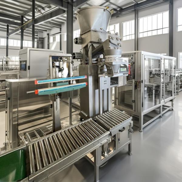 25kg Powder Packing Machine for Chemical and Food Filling in Stand-up Pouch Packaging