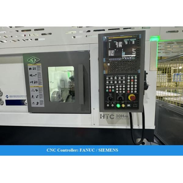 Slant Bed CNC Lathe HTC30H High-Precision Processing Of Various Small-Sized Parts CNC Lathe Bar Feeder