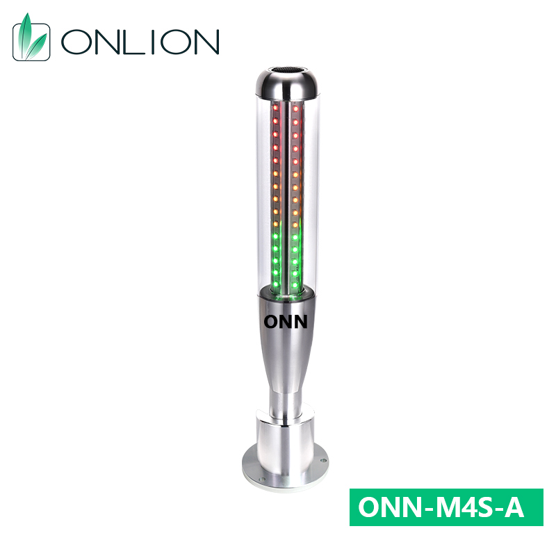 ONN M4S-H LED Machine Tool LED Warning Light DC12V 24V RYG With Buzzer Indicator 360 Beam Angle For Automation Equipment