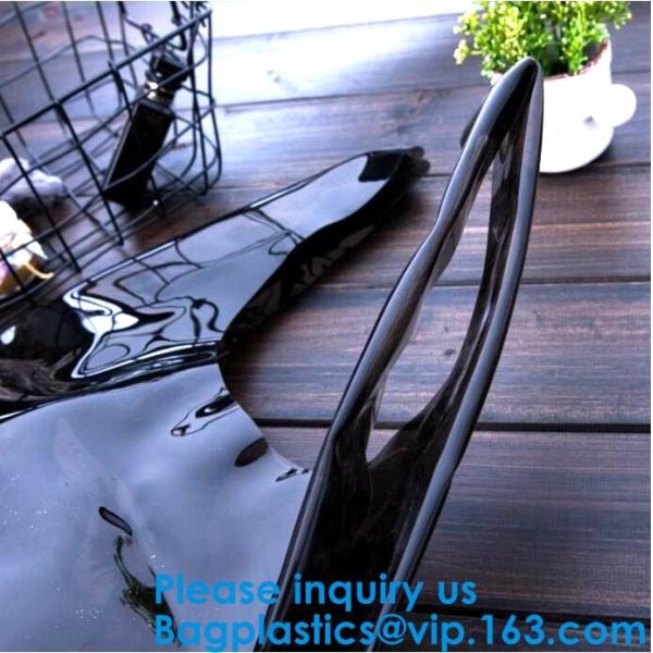 Vinyl Tote Bag Pvc Handle Bag Shopping Bag Customized Pvc Handle Bag, Pvc Shopping Bag, Pvc Plastic Gift Bag Bagease
