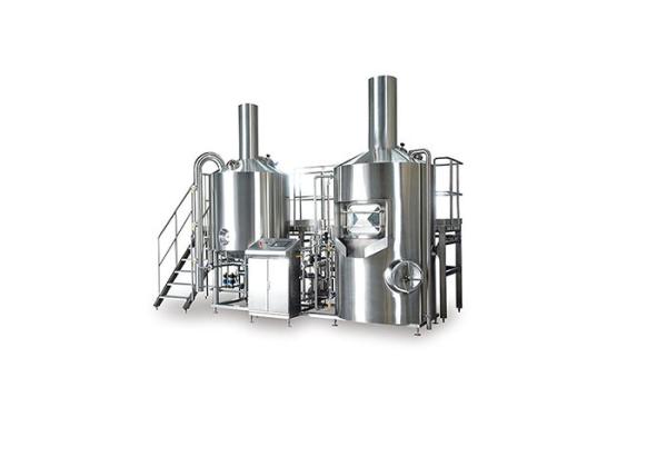 Stainless Steel 2 Vessel Brewhouse With Automatic Brewing System CE Certification