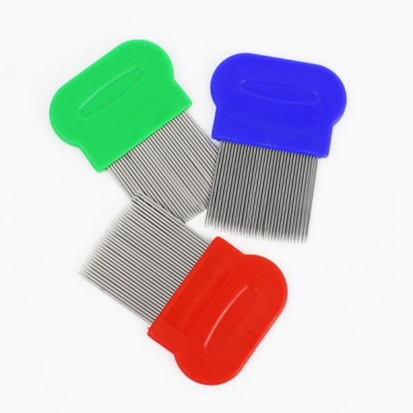 Nit Free Terminator Lice Comb Stainless Steel Metal Teet Lice Comb Hair Headlice Terminator For Pets