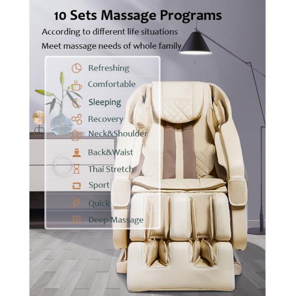 2d Luxury Zero Gravity Leather Recliner Massage Chairs TFT HD ISO9001