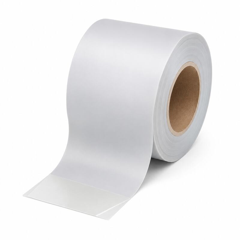 Pure PTFE Film Tape / Skived PTFE Adhesive Tape / Extruded PTFE Tape with Silicone Adhesive and Fiberglass-Free Backing for Roller Wrapping, Heat Sealers and Guide Rails