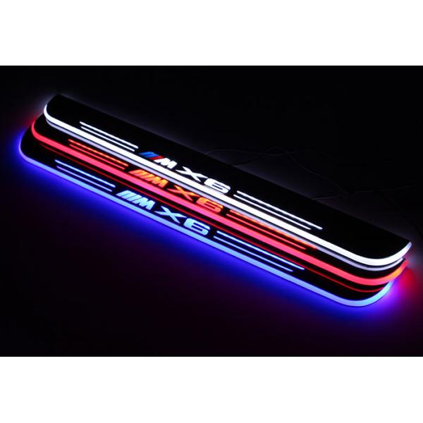 BMW X6 35i 40i 50i M50d Car accessory LED moving door scuff led lights