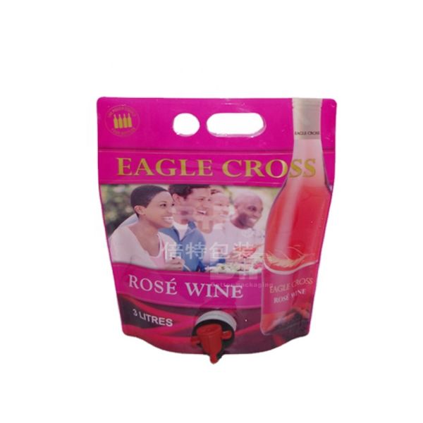 Reusable Stand up Plastic Custom Liquid Juice Pouch Drink Packaging Bags Spout Pouch