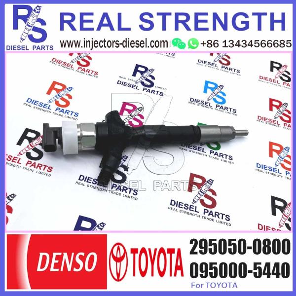 Injetor de combustível de trens comuns 23670-09380 295050-0813 295050-0540 295050-0800 Para Toyota Hilux 2KD-FTV