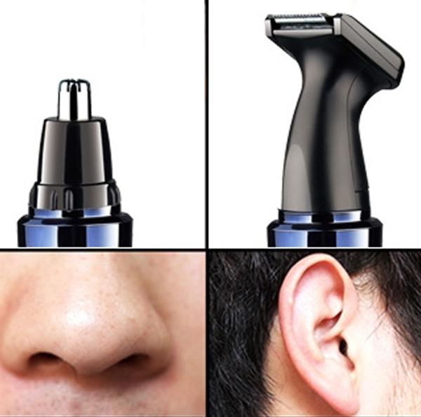 Painless Waterproof Hair Clippers 4 In 1 Nose Hair Beard Lettering Ear Trimmer For Men