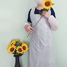 Compostable Biodegradable Personal Protective Disposable Apron Medical Dental Cooking Food Industry Safety Security
