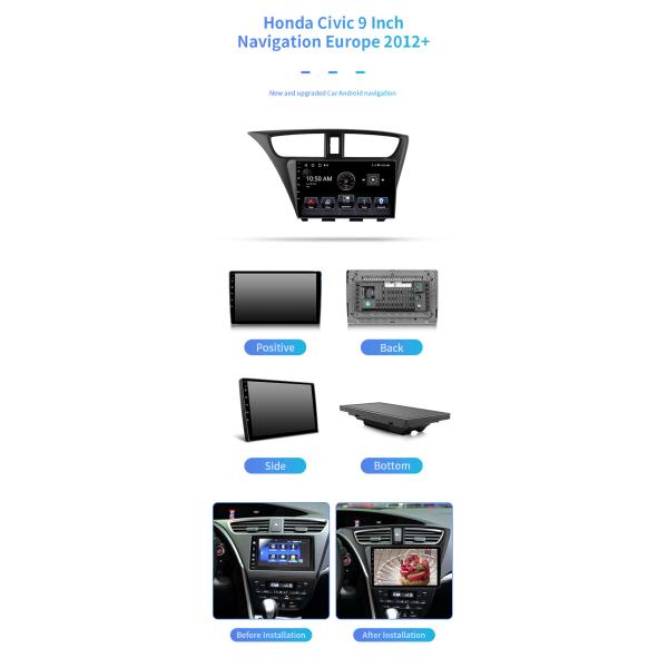 Для качества звука Honda Civic Европы 2012+ Lossless на навигации автомобиля MP5 Bluetooth