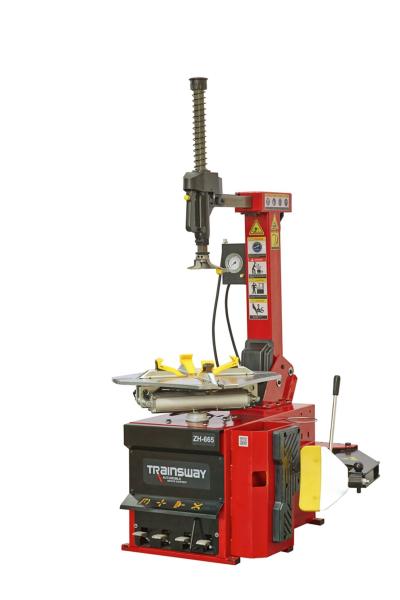 Equipamento de reparação de pneus de automóveis Estrutura vertical Estrutura ferroviária padrão Zh665ra Trocador de pneus
