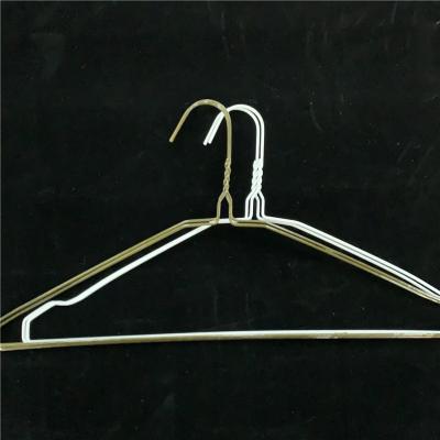 16inch 2.2mm Blue Powder Coated Wire Suit Hanger  For Dry Cleaner Supply