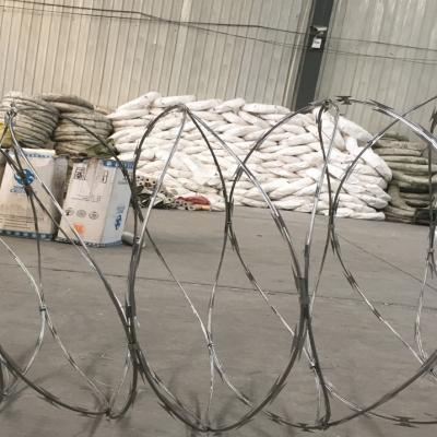 Bto-22 Hot Dipped Galvanized Concertina Razor Barbed Wire