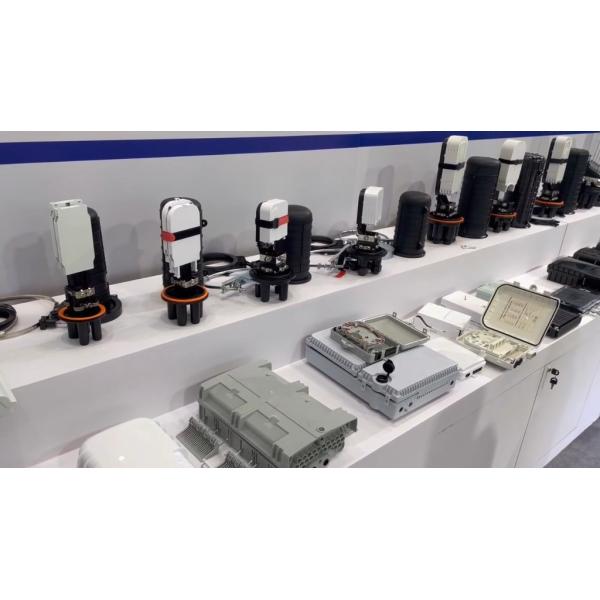 ODM делает закрытие водостойким KEXINT FTTH KXT-R-12 соединения волокна 12 портов оптически