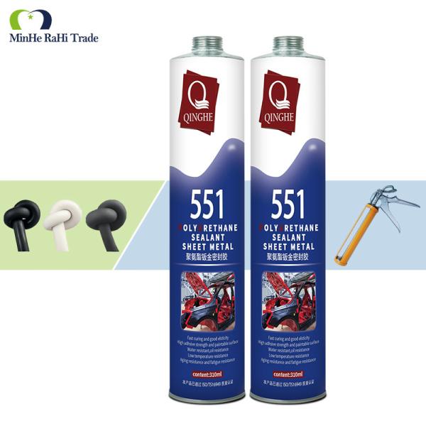 CAS No. 9009-54-5 High Viscosity Primer-less Auto Body PU Sealant Manufacturers Black Gray White Adhesive 310ml