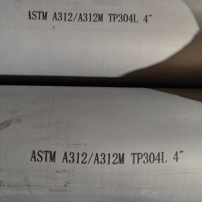 ASTM TP304L Seamless Stainless Steel Pipe Acid-washed Matte Finish For Architectural Decoration