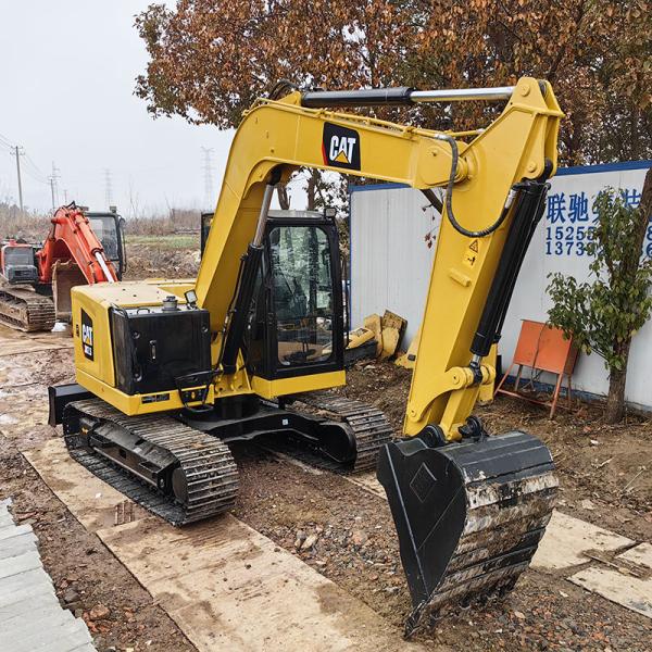 Caterpillar 307.5 Mini Used CAT Excavators Cylinder Diggers Machine 7.5Ton