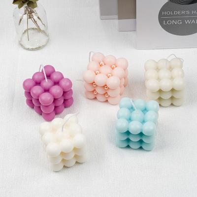 Natural Soy Wax Velas Aromatics Cube Bubble Candle Scented Candles Artistic Candle