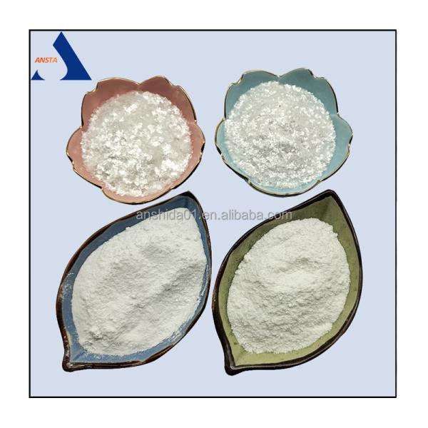Snow White Synthetic Mica Flakes and Powder with 6mm-3000mesh Dimensions from Mica