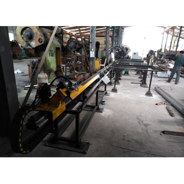 Large Scale Production Components Cnc Flat Steel Channel Steel Punching Typing Machine 3 Axes