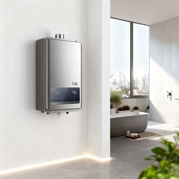 12L-16L Home Gas Water Heater With Stainless Steel Heat Exchanger Anti Corrosion Design