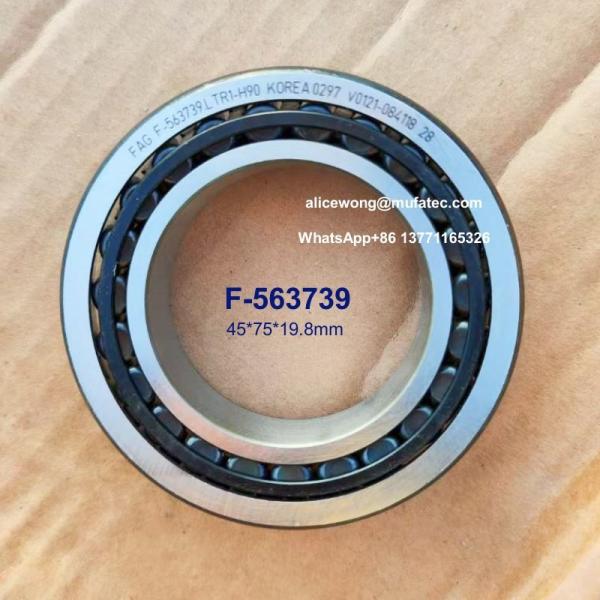 F-563739.RTR1-H90 Automotive Gearbox Bearings 45x75x19.8mm Auto Transmission Bearings with Nylon Cage