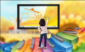 Diseño dominante del botón del tacto, pantalla plana interactiva con UL RoSH del CE