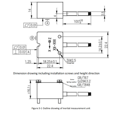 Two-Axis Gyroscope Inertial Sensor for Camera Gimbal Stabilization