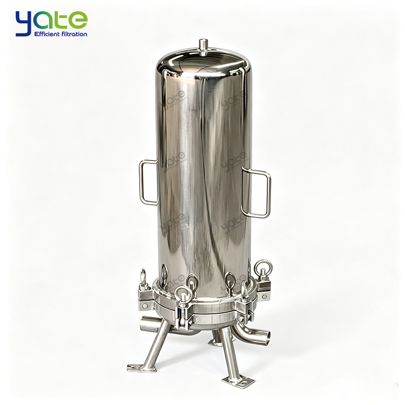 Food‑Grade Sanitary Micropore Membrane Filter Housing High Precision Filtration Equipment For Brewery Beer Beverage Liquid Sterilization Micro‑particle Removal Customizable