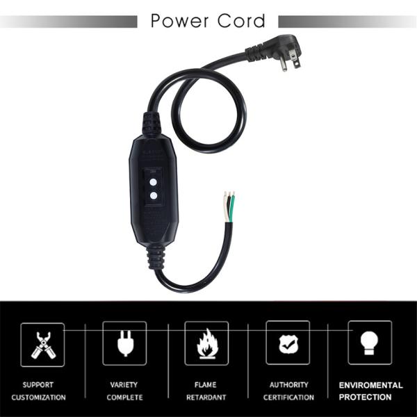 20A NEMA 5-15P to GFCI Surge Protector with 6 Outlets