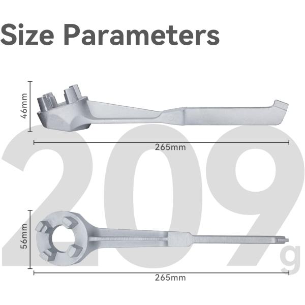 Инструмента консервооткрывателя ключа бочонка ключа барабанчика ключа пробкы AA4C ключ барабанчика алюминиевого алюминиевый
