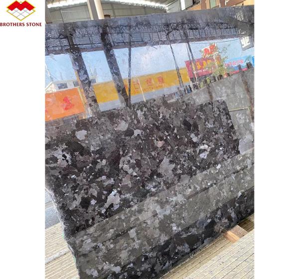 Villa Graphic Design using Natural Shangri-La Black Granite Stone from African Quarry