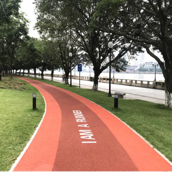 All-Weather Outdoor EPDM Jogging Tracks Recycled Running Track Playground Surface for Outdoor Sports, Fitness Areas, Public Parks and Recreational Areas