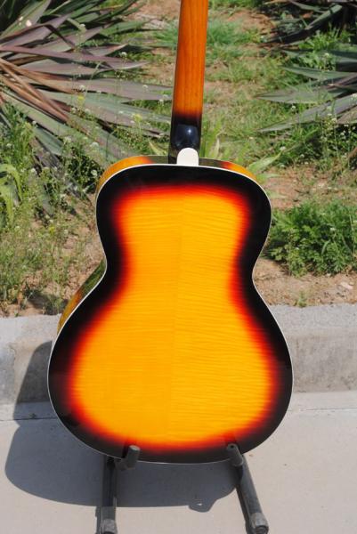 Free shipping sunburst J200 acoustic guitar,fishman EQ acoustic guitar
