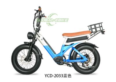 20 Inch Fat Tyre Electric Bike With Disc Brakes , 48V 1000W Big Tire Electric Bicycle