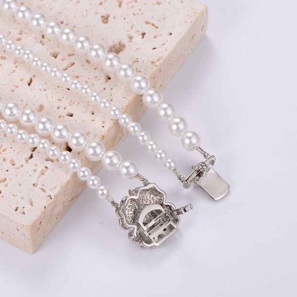 High Quality Double layered Knotted Pearl Necklace